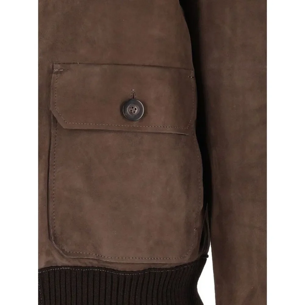 Al Duca D'aosta Men Valstar Suede Jacket